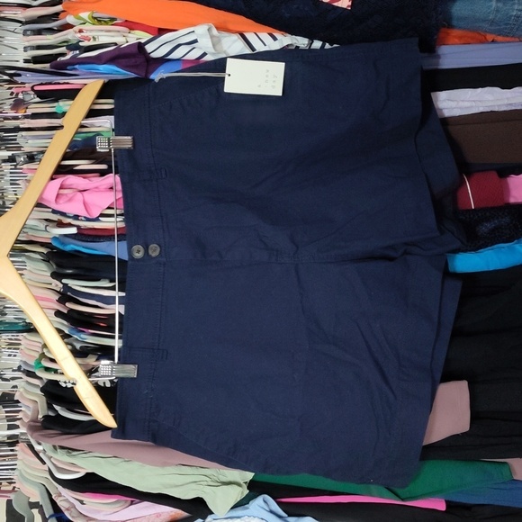 NWT A New Day Midi Short in Navy  XXL - Picture 2 of 7